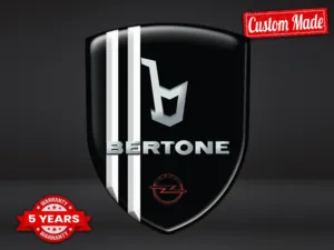 Bertone Fensteraufkleber Auto Sportlich Anpassbar Minimal